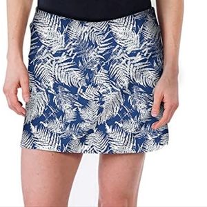 TRANQUILITY BY COLORADO CLOTHING Athletic Skirt/Skort Blue Fern - Small EUC